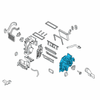 OEM 2014 Hyundai Sonata Case-Heater Blower, RH Diagram - 97135-3S032