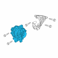 OEM 2015 Cadillac CTS Alternator Diagram - 22942844