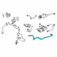 OEM Lexus LS500 Hose Sub-Assembly, Fuel Diagram - 77404-50130