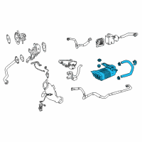 OEM 2018 Lexus LS500h Charcoal Canister Assembly Diagram - 77740-50190