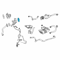 OEM 2021 Lexus LS500h Gasket, EGR Cooler Diagram - 25685-31010