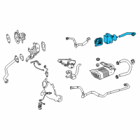 OEM Lexus Valve Assembly, Fuel Out Diagram - 77720-50010
