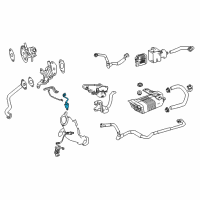 OEM 2018 Lexus LC500h Sensor, Air Fuel Ratio Diagram - 89467-11010