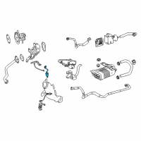 OEM 2020 Lexus LC500h Sensor, Air Fuel Ratio Diagram - 89467-11010