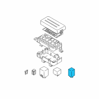 OEM Chevrolet Aveo5 Lock Relay Diagram - 94580702