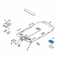 OEM 2020 Kia Soul Lamp Assembly-Room Diagram - 92850D4000HGC