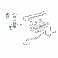 OEM Lincoln Fuel Gauge Sending Unit Diagram - 7L1Z-9A299-A