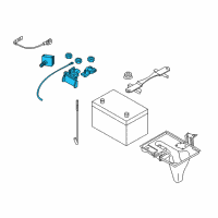 OEM 2008 Infiniti M45 Cable Assy-Battery To Starter Motor Diagram - 24105-EH000