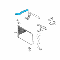 OEM 2006 Toyota Sienna Upper Hose Diagram - 16571-AA040