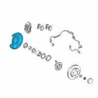 OEM Toyota Sequoia Splash Shield Diagram - 47703-34031