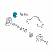 OEM Toyota Tundra Caliper Diagram - 47730-0C011