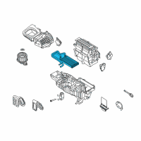 OEM 2010 Lincoln MKT Heater Core Diagram - AA5Z-18476-B