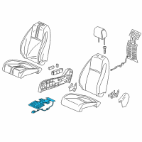 OEM 2018 Honda Civic Heater Complete Right, Front Diagram - 81134-TBA-A71