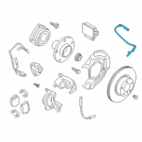 OEM 2013 BMW X3 Dxc Pulse Generator, Rear Diagram - 34-52-6-869-293