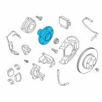 OEM 2012 BMW X3 Drive Flange Hub Diagram - 33-40-6-867-815