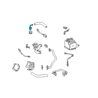 OEM Lexus Valve Sub-Assy, Ventilation Diagram - 12204-20010