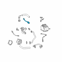 OEM 2003 Toyota Solara EGR Temperature Sensor Diagram - 89412-33050