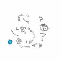 OEM 2002 Toyota Camry Side Cover Gasket Diagram - 25685-20010