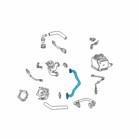 OEM 1996 Toyota Avalon EGR Pipe Diagram - 25612-20010