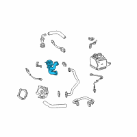 OEM Toyota EGR Valve Diagram - 25620-20020