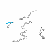 OEM 2007 Toyota Highlander Hose, Heater Water, L Diagram - 87245-48760