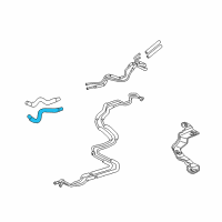 OEM 2006 Toyota Highlander Heater Hose Diagram - 87245-48770