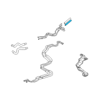 OEM Toyota Highlander Heater Hose Diagram - 99556-20200