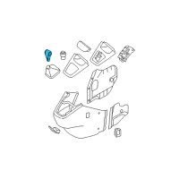 OEM Hyundai Tucson Knob Assembly-Gear Shift Lever Diagram - 46720-2E201-LK