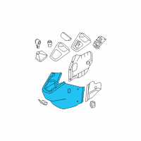 OEM 2005 Hyundai Tucson Console-Front Diagram - 84610-2E001-DD