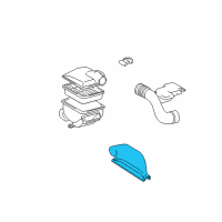 OEM 2009 Lexus SC430 Inlet, Air Cleaner Diagram - 17751-50060