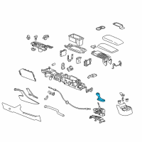 OEM 2018 Chevrolet Volt Shift Knob Diagram - 23402560