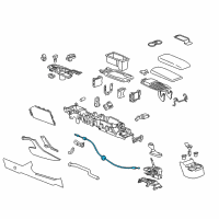 OEM 2019 Chevrolet Volt Shift Control Cable Diagram - 84554706