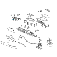 OEM 2016 Chevrolet Volt Shift Indicator Diagram - 23264352