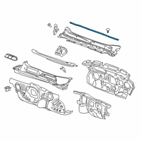 OEM Chevrolet Blazer Rear Weatherstrip Diagram - 84618042