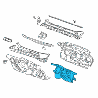 OEM 2021 Chevrolet Blazer Insulator Diagram - 84476080