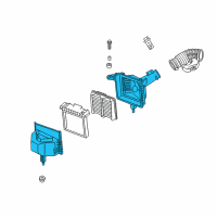 OEM Infiniti Q70 Body Assembly-Air Cleaner Diagram - 16528-1MG0B