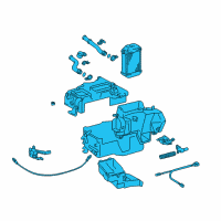 OEM Toyota 4Runner Radiator Assy, Heater Diagram - 87150-35220