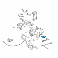 OEM 2001 Toyota 4Runner Servo Sub-Assy, Damper Diagram - 87106-35080