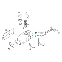 OEM Nissan Clamp Diagram - 16439-EZ40C
