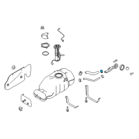 OEM 2019 Nissan Titan XD Clamp Diagram - 16439-EB31B