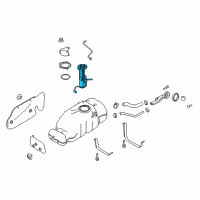 OEM Nissan Titan XD Fuel Tank Sending Unit Diagram - 25060-EZ41B