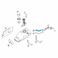 OEM Nissan Titan XD Hose-Filler Diagram - 17228-EZ40A