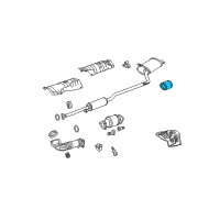 OEM Honda Accord Set Exh Finisher Diagram - 04183-TA1-305