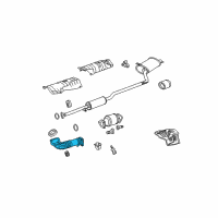 OEM 2010 Honda Accord Pipe A, Exhuast Diagram - 18210-TA5-A02