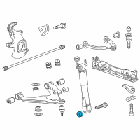 OEM 2012 Chevrolet Camaro U-Bolt Nut Diagram - 11516382