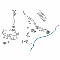 OEM Lexus Hose, Water Diagram - 90099-62111