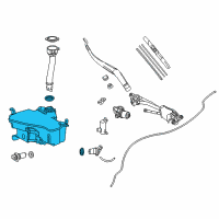 OEM 2020 Lexus IS350 Jar, Washer, A Diagram - 85315-53170