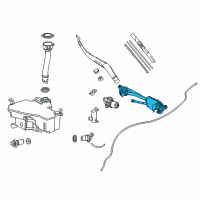 OEM 2020 Lexus IS350 Link Assembly, Front WIPER Diagram - 85150-53080