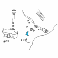 OEM 2022 Lexus GX460 Motor And Pump Assy, Headlamp Cleaner Diagram - 85280-47010