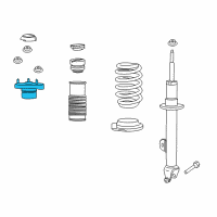 OEM 2012 Dodge Challenger Mount-STRUT Diagram - 5181575AA